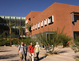 Photo of students walking on campus. Links to Tangible Personal Property