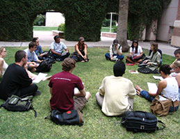 A photo of a class outside. Links to Gifts from Retirement Plans A photo of a class outside. Links to Gifts from Retirement Plans